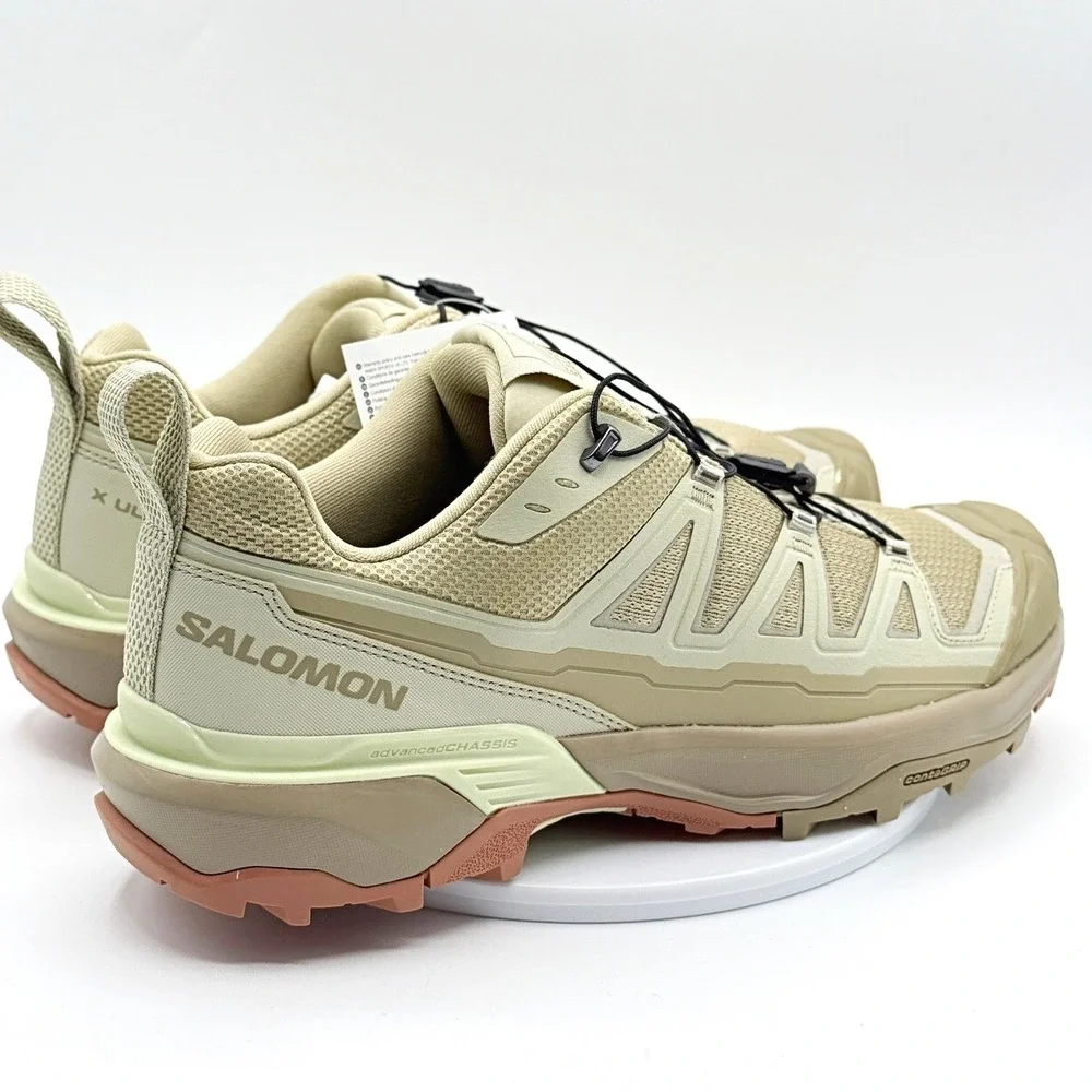 Salomon Beige and Peach Trail Running Shoes